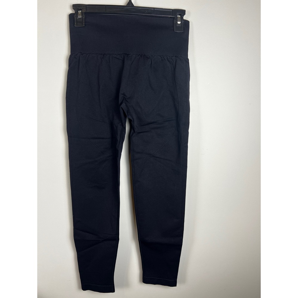 Halara Black Seamless High Waist Butt Cinch 7/8 Length Leggings Women Size L NWT